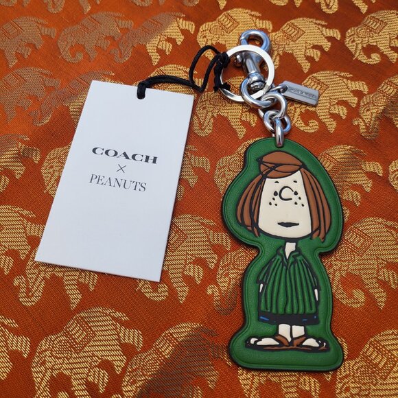 COACH X Peanuts Peppermint Patty Bag Charm - New with Tags - Picture 3 of 5
